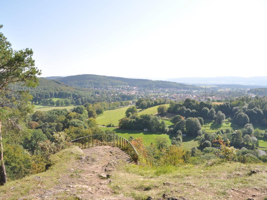 Lovely Holiday Home In The Thuringian Forest With Roof Terrace And Great View Bad Liebenstein Exterior photo